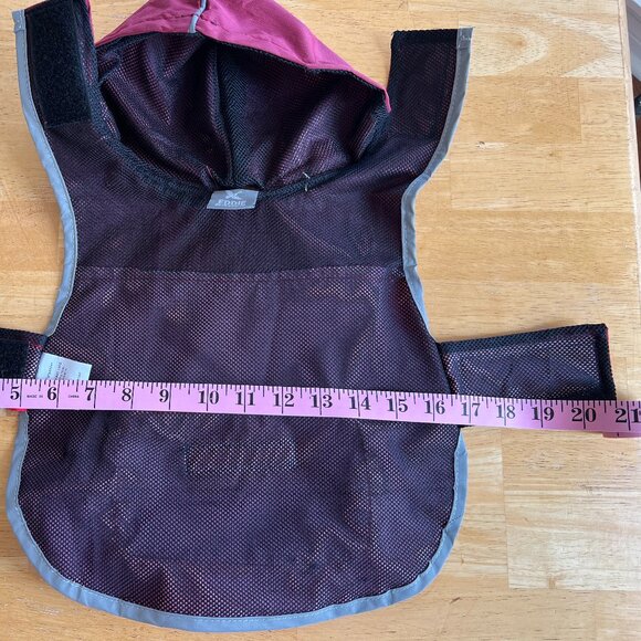 Eddie Bauer Dog Raincoat – Red – Size XS (20” Back Length) - Picture 3 of 5